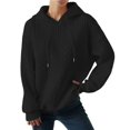 thumbnail image 1 of Vedolay Women Hoodless Hoodies Fashion Plus Size Tie Dye Sweatshirt Womens Fashion Black,S, 1 of 5