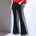 thumbnail image 1 of Vedolay Women Jeans Jeans for Women High Waisted Ripped Stretchy Bell Bottom Jeans,Black L, 1 of 5