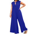 thumbnail image 1 of Vedolay Women Jumpsuit One Piece Jumpsuits for Women Bodycon High Waist Long Sleeve Romper Party Clubwear,Blue S, 1 of 5