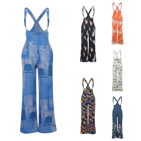 Vedolay Women Jumpsuits Casual Womens Spaghetti Strap Bodycon Tank One Piece Jumpsuits Rompers Playsuit,D XL