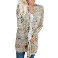 thumbnail image 1 of Vedolay Women Long Cardigan Oversized Knit Open Front Cardigan Sweater Jacket Coat Gray,XL, 1 of 5