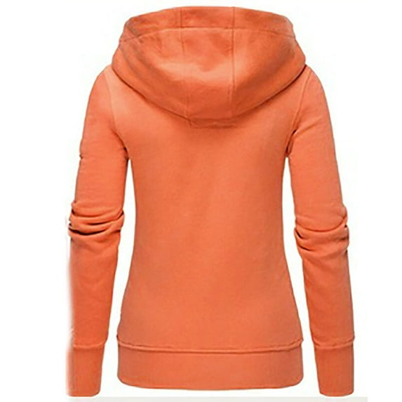 Vedolay Women Long Sleeve Sweatshir Fashion Plus Size Sweatshirt Womens Fashion Orange,5XL