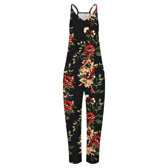 Vedolay Women'S Jumpsuits, Rompers Women'Elegant Jumpsuits V Neck Long Sleeve Straight Long Pants Sparkly Roompers,Hot Pink XXL