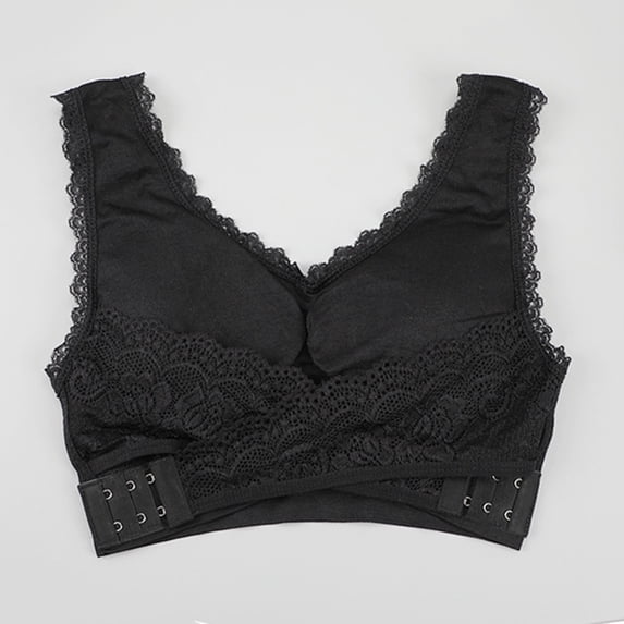 Vedolay Women'S Lingerie Women's Satin Tracings Minimizer, Maximum Support Underwire Bra,Black L