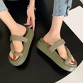 thumbnail image 1 of Vedolay Women Shoes Sandals Women Orthopedic Wedge Platform Summer Beach Shoes,Green 8, 1 of 4