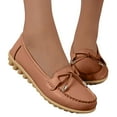thumbnail image 1 of Vedolay Women Shoes Shoes for Women Comfortable Slip On Flat Casual Low Top Shoes,Brown 7.5, 1 of 5