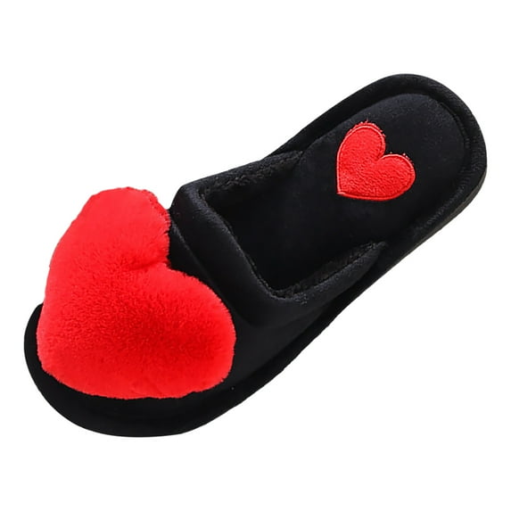 Vedolay Women Slippers Comfort Slip On House Slippers for Women Winter Shoes Red,37