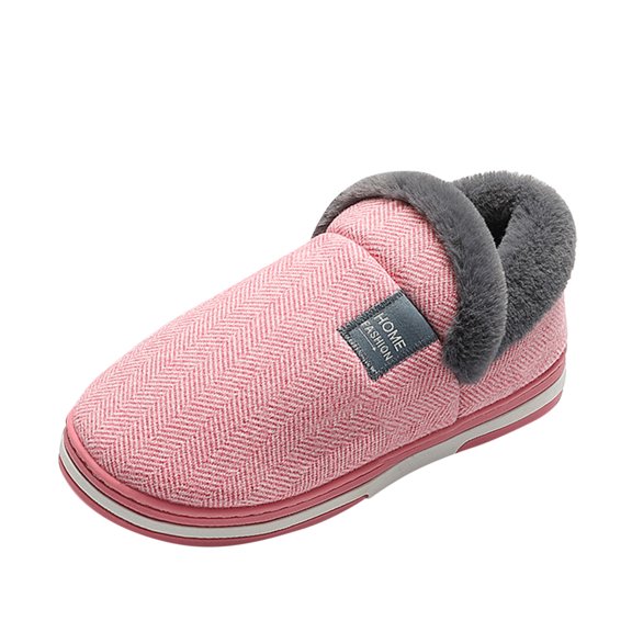 Vedolay Women Slippers Memory Foam Closed Toe Scuff Indoor Outdoor House Shoes Hot Pink,37