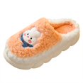 thumbnail image 1 of Vedolay Women Slippers Non Slip House Shoes Indoor Outdoor Bedroom Winter Ladies Slippers Orange,37, 1 of 4
