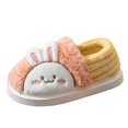 thumbnail image 1 of Vedolay Women Slippers Plush Lined House Slippers Slip-On House Shoes Indoor Orange,37, 1 of 4