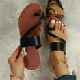 thumbnail image 1 of Vedolay Women Summer Sandal Summer Women's 2023 Walking Sandals Shoes Flip Flops,Khaki 7, 1 of 5