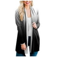 thumbnail image 1 of Vedolay Women Sweater Plus Size Thickened Hooded Cardigan Sweater Black,XL, 1 of 4