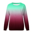 thumbnail image 1 of Vedolay Women Sweatshirt Womens Casual Long Sleeve Crew Neck Relaxed Fit Pullovers Sweatshirts,Green XL, 1 of 3