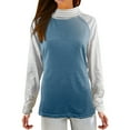 thumbnail image 1 of Vedolay Women T Shirts Autumn Button Down Sweatshirts for Women Fall Blue,2XL, 1 of 5