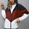thumbnail image 1 of Vedolay Women Tops Oversize Casuals Jacket Women Vintage Long Sleeve Basic Coat with Pocket, L, 1 of 5