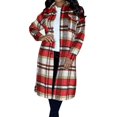 thumbnail image 1 of Vedolay Women Winter Parka Coat Autumn Casual Loose Winter Coat Jacket Coat Red,S, 1 of 5