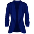 thumbnail image 1 of Vedolay Women's 2023 Coat Women's Fashion Open Front Long Sleeve Office Casual Jackets with Pocket,Sky Blue XXL, 1 of 4