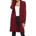 thumbnail image 1 of Vedolay Women's 2023 Jackets Womens Button Down Long Sleeve Casual Jacket Coat With Pockets,Red S, 1 of 5