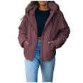 thumbnail image 1 of Vedolay Women's 2023 Jackets Womens Casual Office Casual Jackets Fashion Front Open with Pockets,Purple XXL, 1 of 3