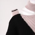 thumbnail image 1 of Vedolay Women's 2023 Sweaters Womens Fall Striped Sweater 2023 Long Sleeve Loose Oversized Pullover Tops,Pink S, 1 of 5