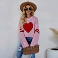 thumbnail image 1 of Vedolay Women's 2023 Sweaters Womens Sweaters 2023 Fashion Fall Winter Casual Loose Soft Pullover Tops,Pink S, 1 of 5