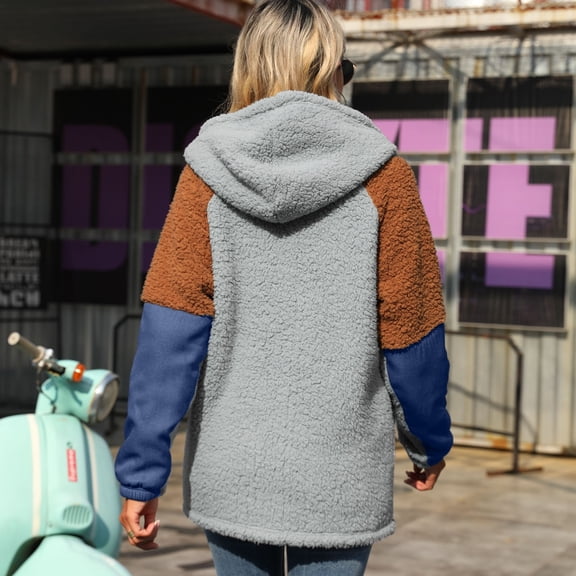 Vedolay Women's 2023 Tops Women's Casual Open Front Long Sleeve Work Office Lapel Button Casual Jackets,A S