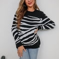 thumbnail image 1 of Vedolay Women's 2023 Tops Women's Sweater 2023 Long Sleeve Ribbed Knit Loose Oversized Pullover Sweaters,Black M, 1 of 5