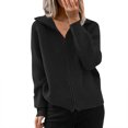 thumbnail image 1 of Vedolay Women's Cardigan Sweater Long Sleeve Button Down Sweaters Coat Knitwear Black,XL, 1 of 5