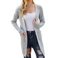 thumbnail image 1 of Vedolay Women's Cardigan Sweater Long Sleeve Cardigan Sweater Button Down Coat for Winter Gray,XL, 1 of 5