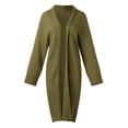 thumbnail image 1 of Vedolay Women's Cardigan Sweater Long Sleeve Kimono Loose Cardigan Cover Up Ladies Cardigan Green,One Size, 1 of 3