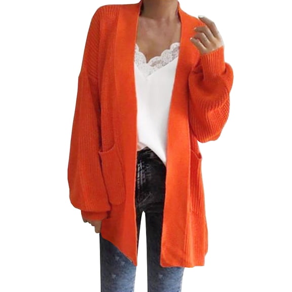 Vedolay Women's Cardigan Sweaters Fall Cardigan Sweater Button Front Casual Knitwear A,3XL