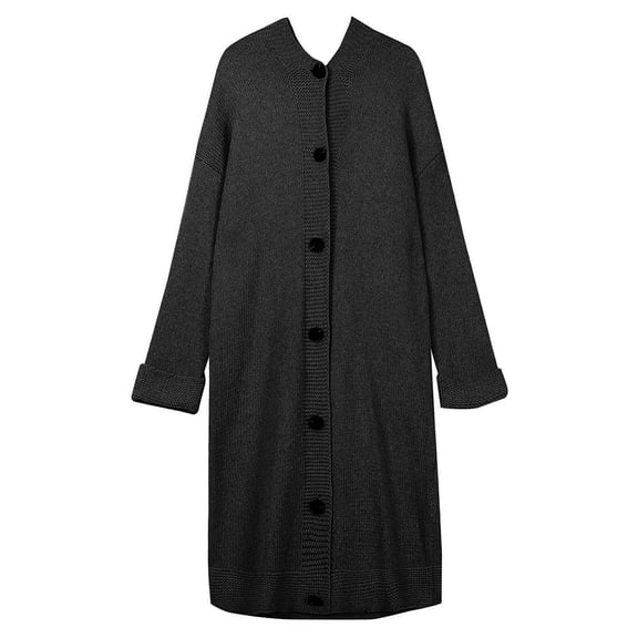 Vedolay Women's Cardigans Classic Button Down Long Sleeve Soft Knit Sweater Cardigan Black,3XL