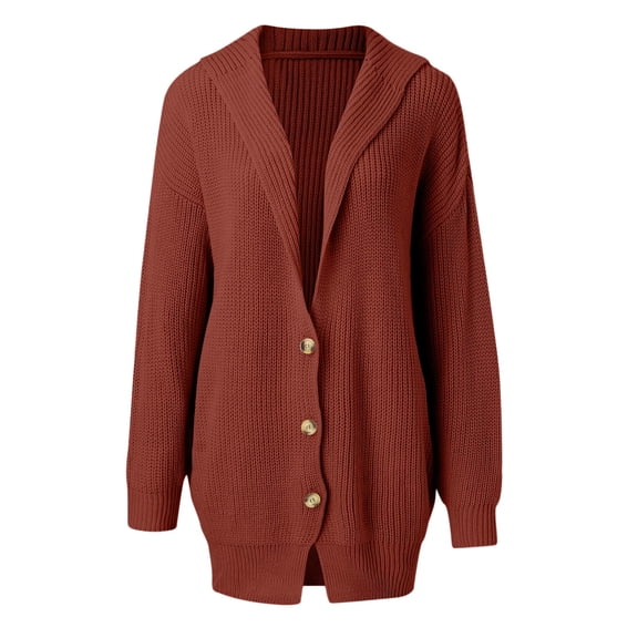 Vedolay Women's Casual jackets Womens Fashion 2023 Casual Long Sleeve Open Front Work Casual Jackets with Pockets,Red XL