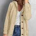 thumbnail image 1 of Vedolay Women's Casual jackets Womens Slim-Fit Casual Fall Fashion Double Flap Pockets Casuals Jacket,Beige L, 1 of 5