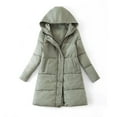thumbnail image 1 of Vedolay Women's Coat Casual Winter Workwear Solid Jacket Coat Green,M, 1 of 5