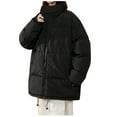 thumbnail image 1 of Vedolay Women's Coat Hooded Thickened Long Jacket Winter Warm Maxi Parka Coat Black,L, 1 of 4