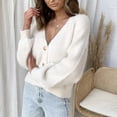 thumbnail image 1 of Vedolay Women's Coat Women's Rhinestone Fringed Casual Jacket Long Sleeve Casual Jacket Coat,White XXL, 1 of 4
