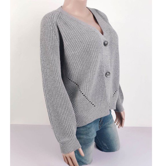 Vedolay Women's Coat Womens Fashion for Work Coat Business Casual Slim Fit Formal Ladies Jacket,Gray L