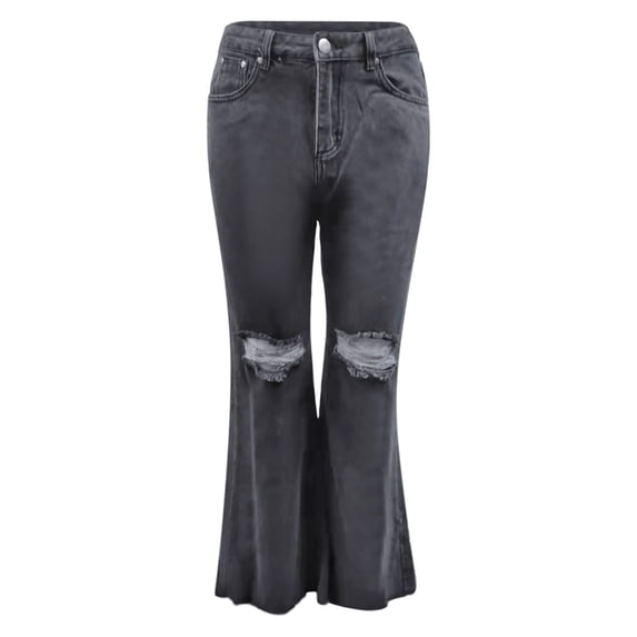 Vedolay Women's Denim Trousers Womens High Waist Tummy Control Classic Skinny Jeans,Black XL