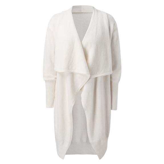 Vedolay Women's Fall Coat Womens Cloth for Work Casual Open Front Long Sleeve Work Office Jackets,Beige S