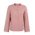 thumbnail image 1 of Vedolay Women's Fall Tops Womens 2023 Winter Sweaters Casual Turtleneck Long Sleeve Striped Pullover Tops,Pink M, 1 of 4