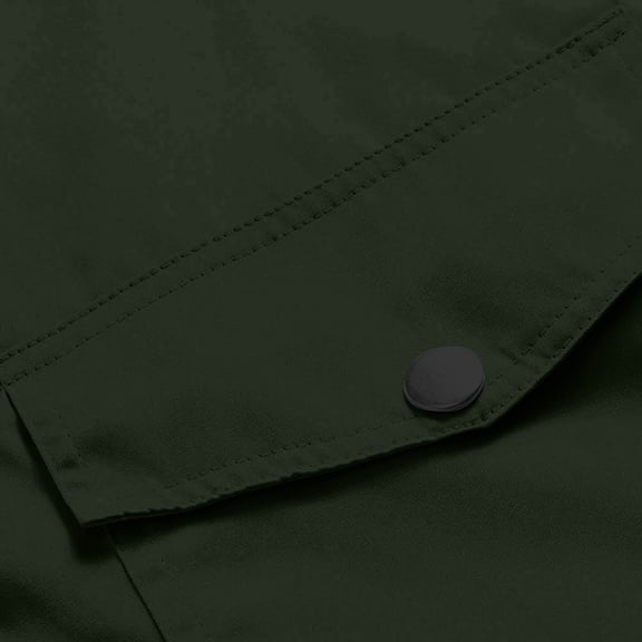 Vedolay Women's Fall Tops Womens Oversized Frayed Lightweight Casual Jacket Button Down Casual Jacket,Army Green XL