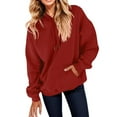 thumbnail image 1 of Vedolay Women's Hoodies Fashion Long Sleeve Tunic Tops Oversized Shirts Womens Fashion ,L, 1 of 3