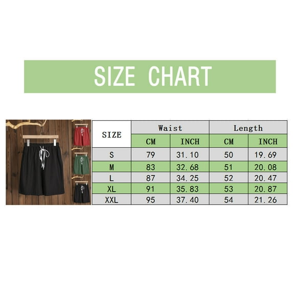 Vedolay Women's Loose Drawstring Elastic Solid Color Fashion Shorts,Green S