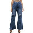 Vedolay Women's Pants Women Fashion Jeans Summer Stretchy High Waisted