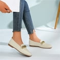 thumbnail image 1 of Vedolay Women's Platform Loafers Women's Fashion Loafers Platform Round Toe Slip-on Comfort Casual Shoes,Black 6.5, 1 of 5