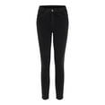 thumbnail image 1 of Vedolay Women's Plus Size Pants Womens Bell Bottom Jeans High Waisted Ripped Flare Wide Leg Denim Pants,Black L, 1 of 4