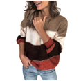 thumbnail image 1 of Vedolay Women's Pullover Casual Thick Ladies Sweaters Fashion Oversized Sweater Orange,2XL, 1 of 4