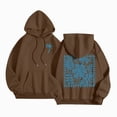 thumbnail image 1 of Vedolay Women's Pullover Hoodies Teen Girls Trendy Fall Fashion Tops Hooded Sweatshirts (Brown,M）, 1 of 7