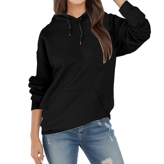 Vedolay Women's Pullover Sweatshirt Fashion 2023 Zip Up Velour Tracksuits Long Sleeve Sweatshirt Jackets for Women Black,L